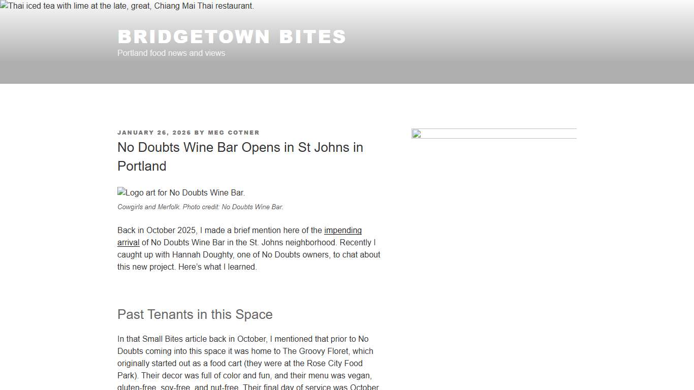 No Doubts Wine Bar Opens in St Johns in Portland - Bridgetown Bites